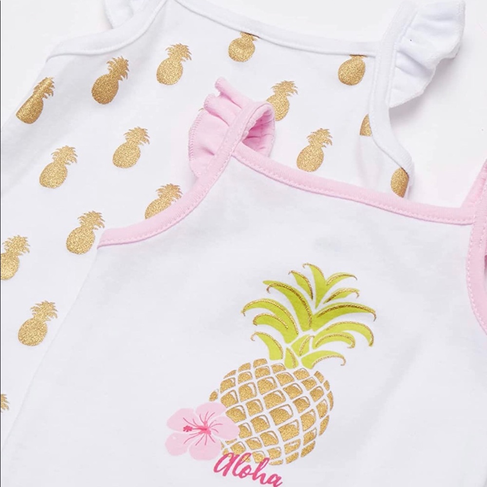 Bundle of 5 Baby Sleeveless Bodysuit - Picture 5 of 5